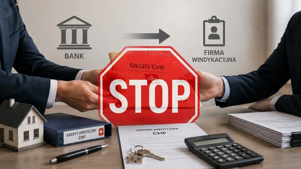 Bank sprzedał dług CHF firmie windykacyjnej