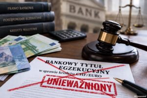 Bankowy tytuł egzekucyjny – pozbawienie tytułu wykonawczego w sprawie kredytu CHF/EURO